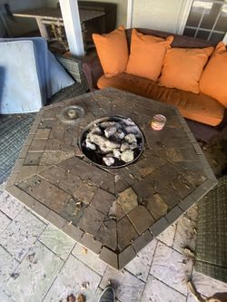 Outdoor Propane Fire Pit 