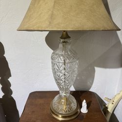 Set If Antique Glass Lamps With Shades