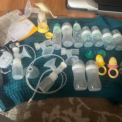 Breast pump/ bottles