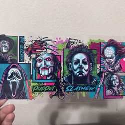 Halloween characters Uvdtf