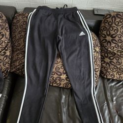 Adidas Soccer Sweat pants Ankles Tiro zipp up Mens Small