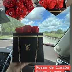 Rosas echas A Mano De Satin 