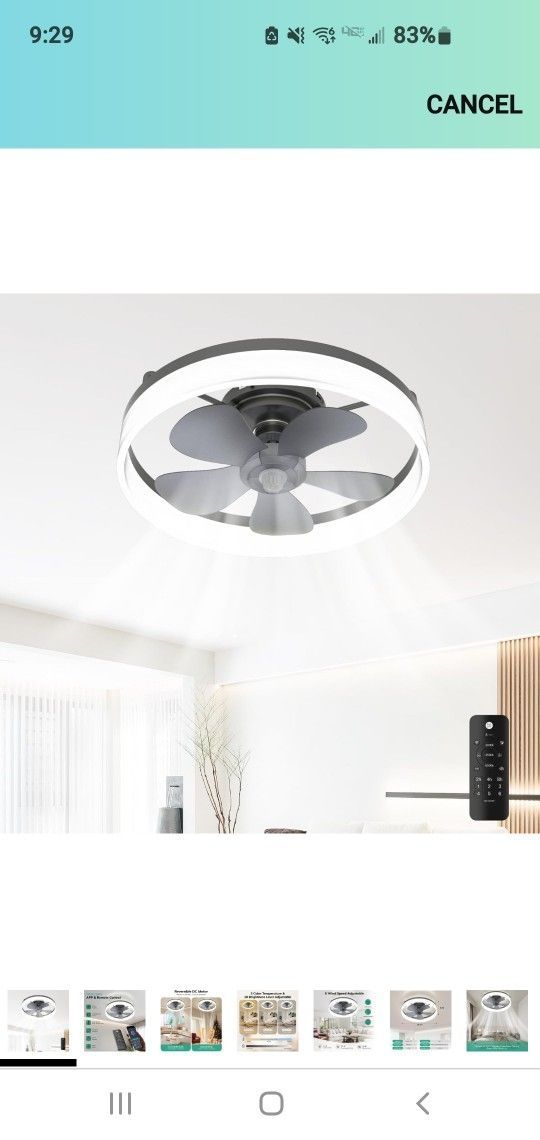 Ceiling Fan With APP Remote Control