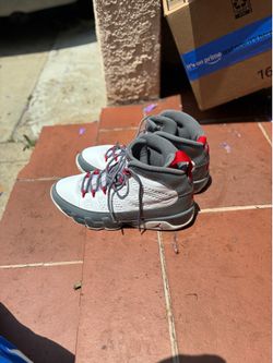 Jordan 9 Retro Fire Red Grey