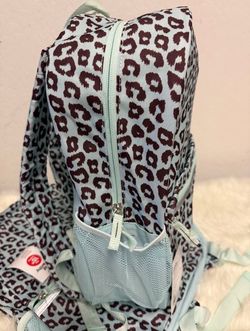 Nwt: Dealworthy Cheetah Animal Print Backpack 23L Laptop Bag Student Studious Zipper