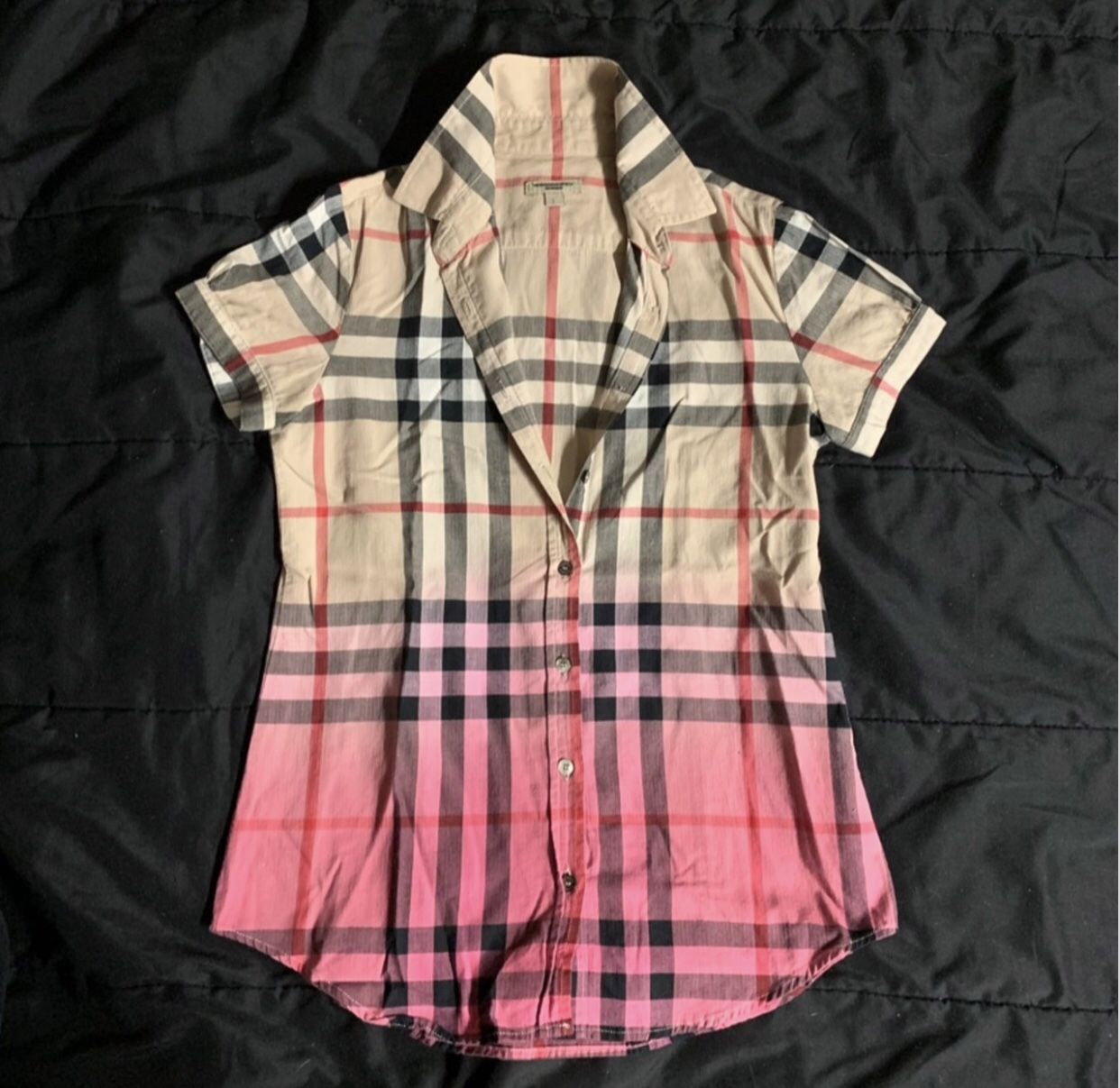 Burberry Short Sleeve Check Shirt