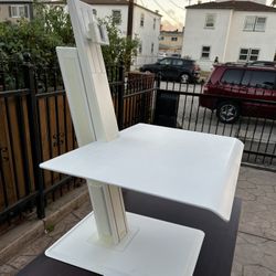 White Computer Standing Desk 