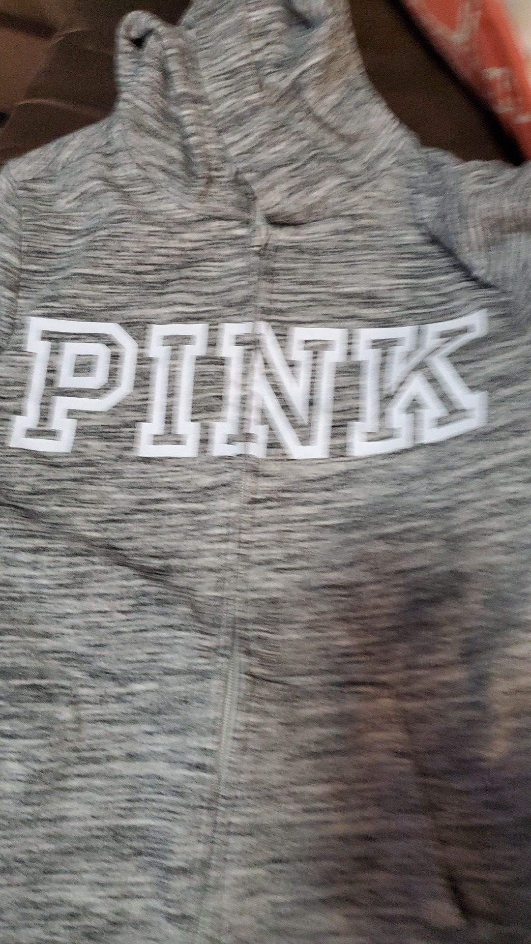 pink brand hoodie