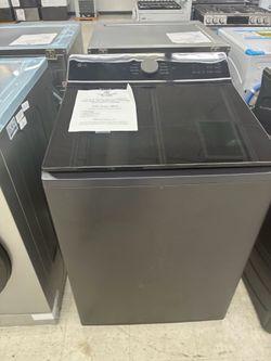 $816 LG Smart Top Load Washer Matte Black