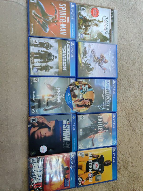 PS3/PS4 Video Games (11 games) - Best Offers