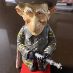 Old Man Firefighter Statue 