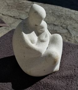 6" Statue .mother & Child