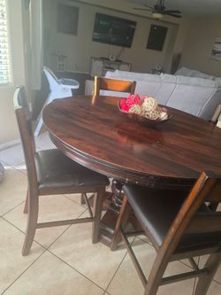 Table and chairs