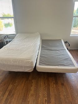 Adjustable bed frame -free