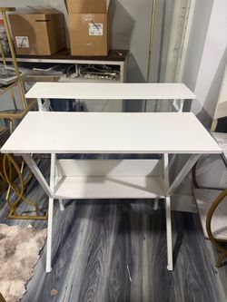 ODK 27.5" White Compact Computer Desk