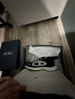 Dior B30 Sneakers Black and White size 10.5
