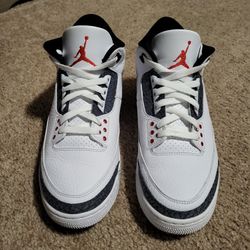 Jordan 3 Retro SE Fire Red Denim Size 10