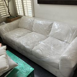 White Estate Sofa