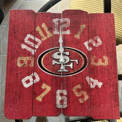 San Francisco 49ers Clock