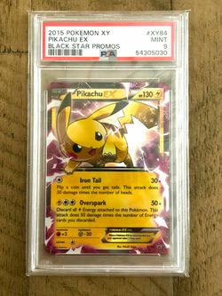 PSA 9 - Pikachu EX - Black Star Promo
