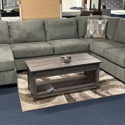 Large grey sectional