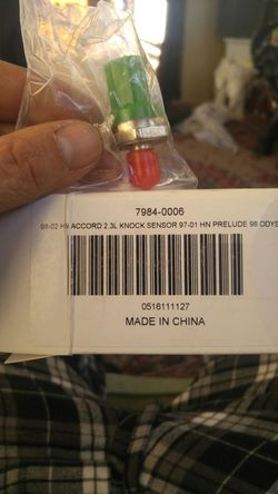 Honda accord 2.3l knock sensor