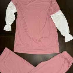 Shirt With Wide Leg Pants 