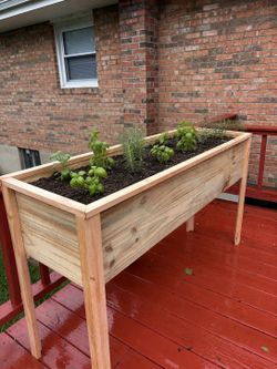 Wooden planters