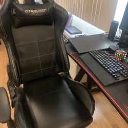 GTR racing Gaming Chair + Desk 