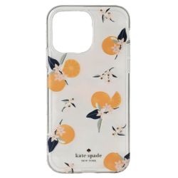 [Phone Case - Apple] iPhone 14 Pro Max - Kate Spade (Oranges & Flowers) MagSafe