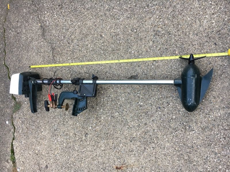 Vintage working Sears Ted Williams 10 speed electric trolling motor, excellent condition