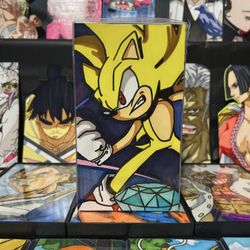 Super Sonic with Emeralds Funko pop with art insert 1059