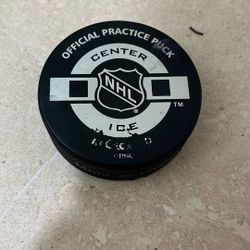 NHL Official Practice Puck