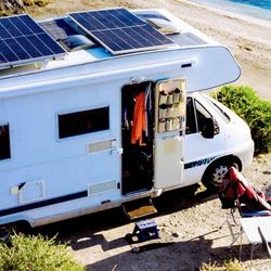 Sharp solar panel. American made. Works great  