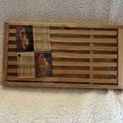 Crumb Catcher Bread Board And Tray