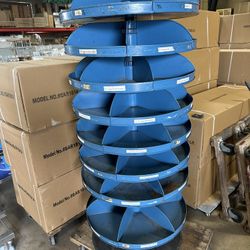 8comp Metal Revolving Tool Bin 27”R x 66”H
