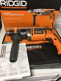 NEW Ridgid R50111 Heavy-Duty Hammer Drill 8.5 Amp Corded 1/2”