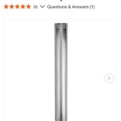 6 in. x 60 in. Vent Pipe