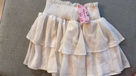 White skirt
