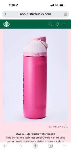 Starbucks x Owala Strawberry Pink Drink