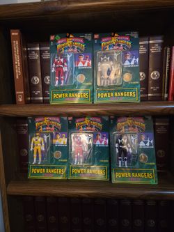 Power Rangers Set Of 5 - 1994