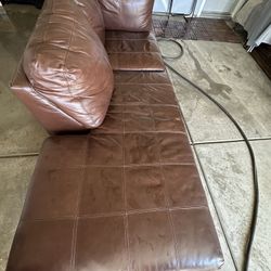 Leather Sofa 