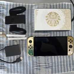 Nintendo Switch OLED Zelda Tears If The Kingdom Edition
