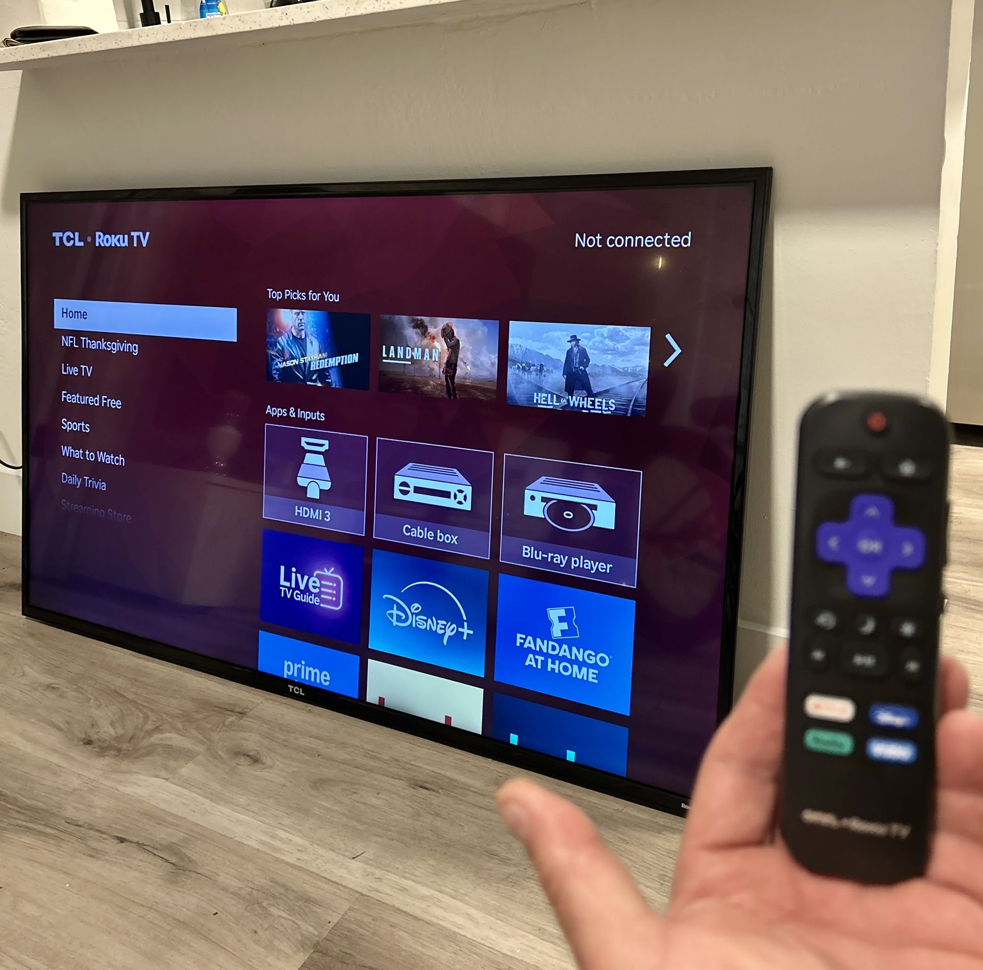 Roku Smart 55’’ Tv (read Description)