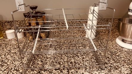Organizer can metal rack
