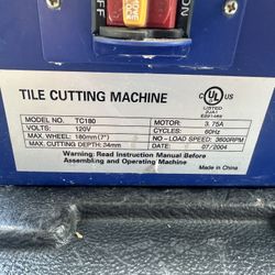 Tile Saw 