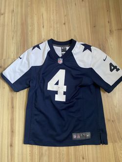 Nike Dallas Cowboys Dak Prescott 4 throwback Jersey size Boys Large