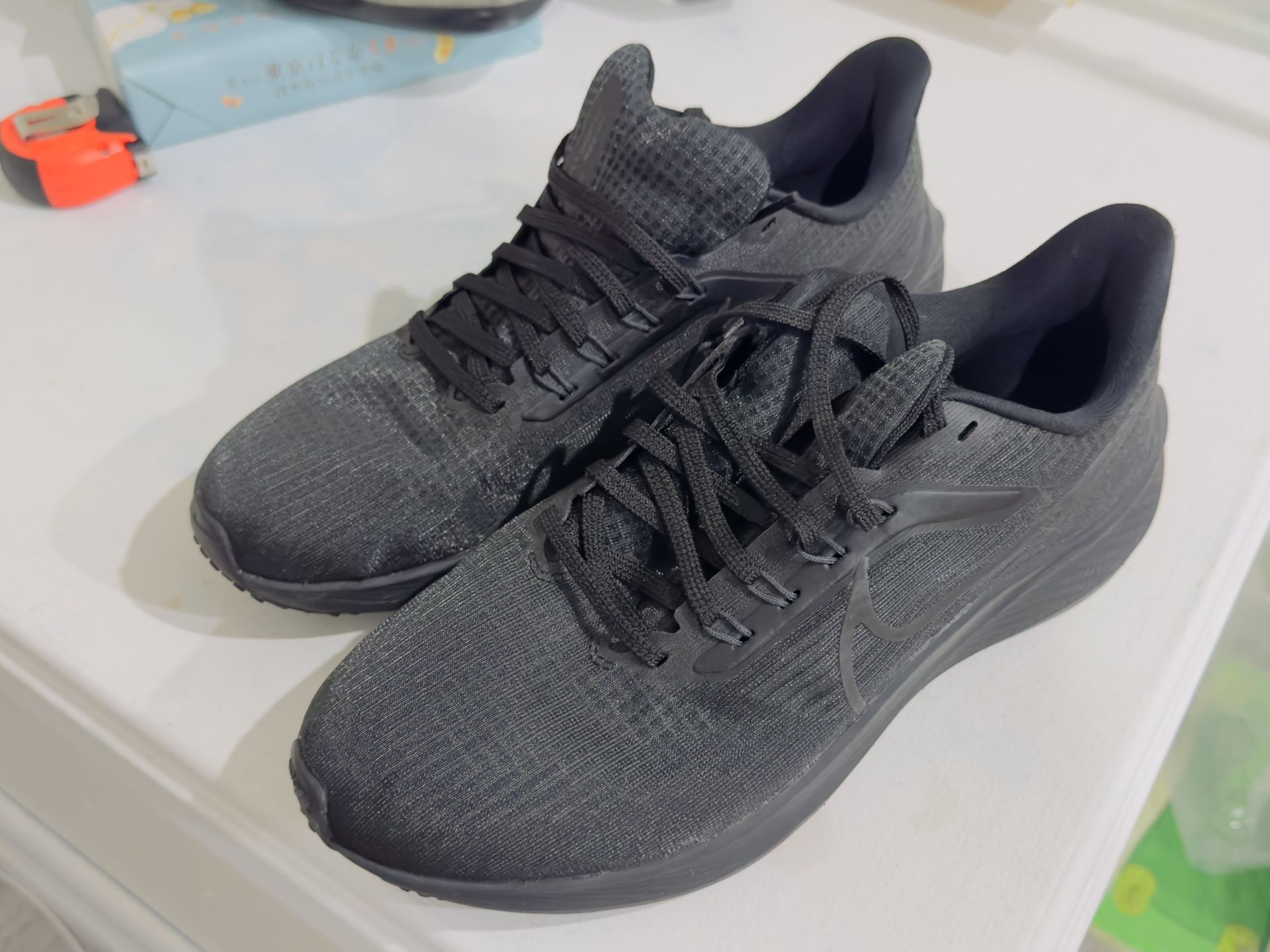 Nike Men’s Size 10 Bundle – NEW Pegasus 39 + Air Max Motion 2 (No Box) – Black Running Shoes
