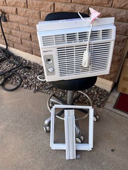 Window unit, 5k btu, works good. As is