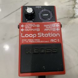 Boss Loop Station RC1 With A/C.  Works Perfectly 